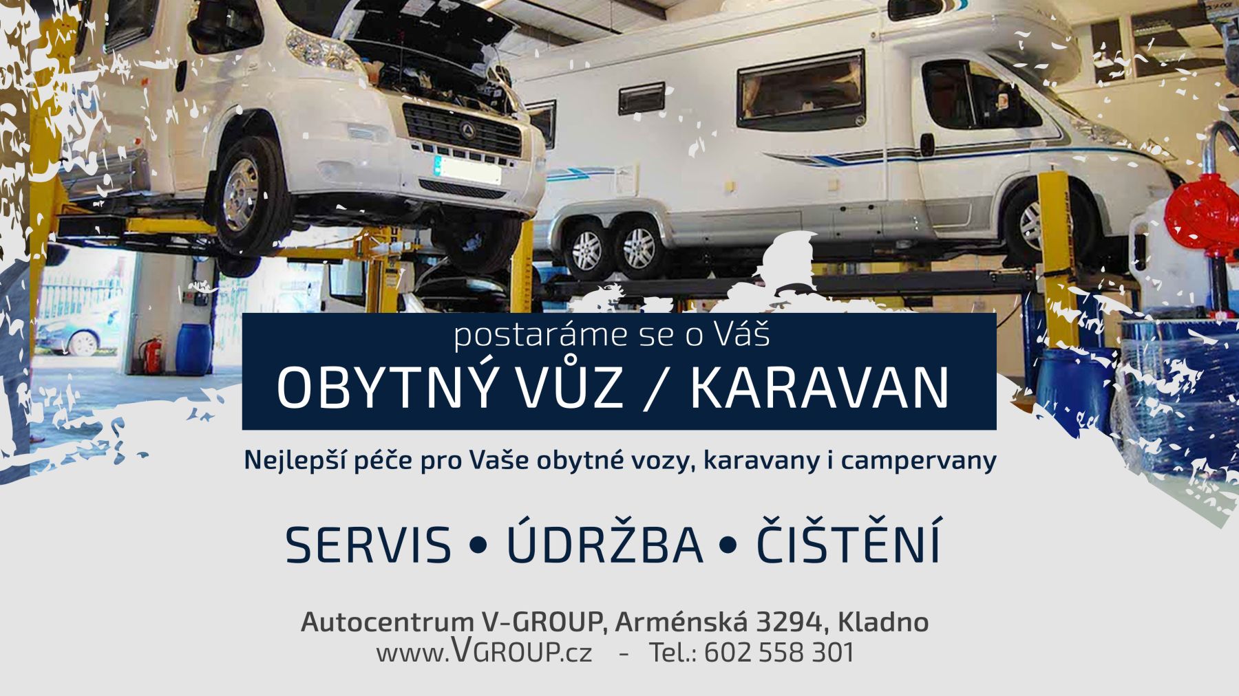 Servis karavanů a obytných vozů