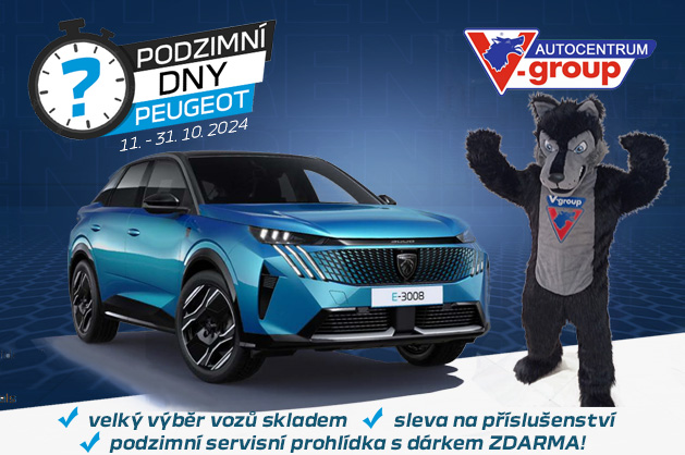 Nezmeškejte podzimní dny PEUGEOT